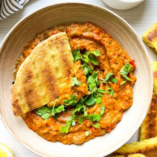 Moroccan Zaalouk Eggplant Dip