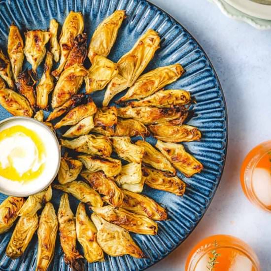 Roasted Artichoke Hearts