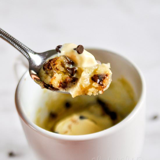 1-Minute Chocolate Chip Mug Cake