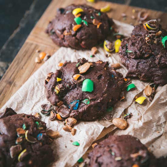M&m’s and Chocolate Cookies