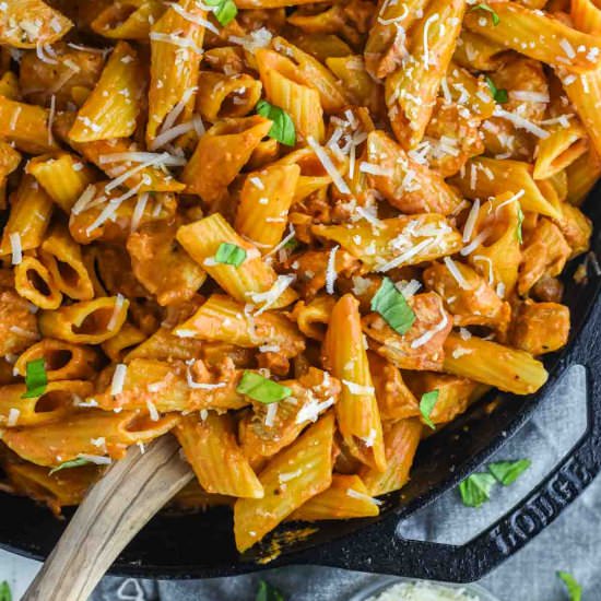 Chicken Penne alla Vodka