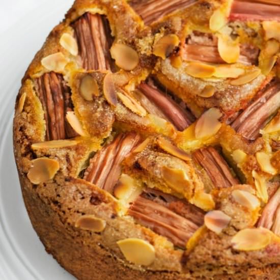 Rustic Rhubarb Cake