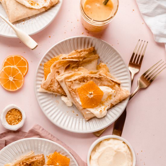 Easy Orange Crepes