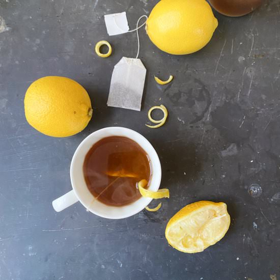 Nautical Grog with Rum, Tea & Lemon