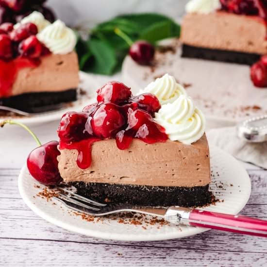 Black forest cheesecake