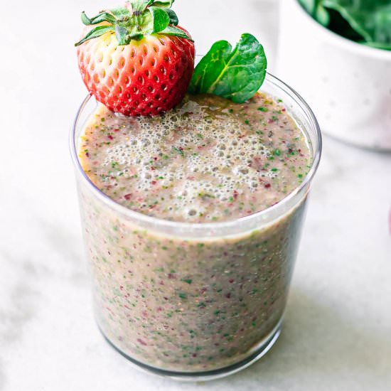 Strawberry Spinach Smoothie
