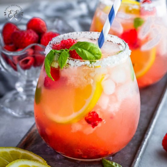 Raspberry Basil Chilton