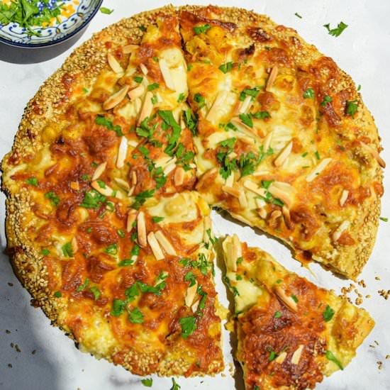 Chickpea Fatteh Pizza