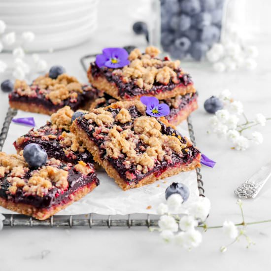 Blueberry Crumble Bars