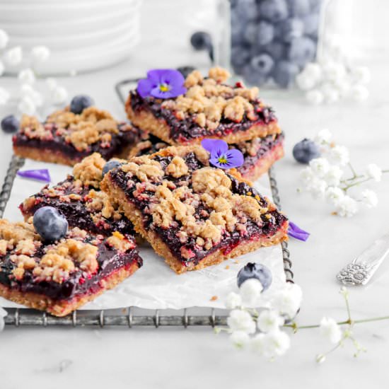 Blueberry Crumble Bars