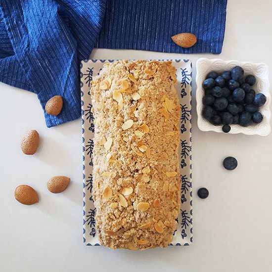 Pancake Bread with Blueberries