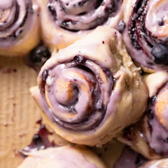 Blueberry Cinnamon Rolls