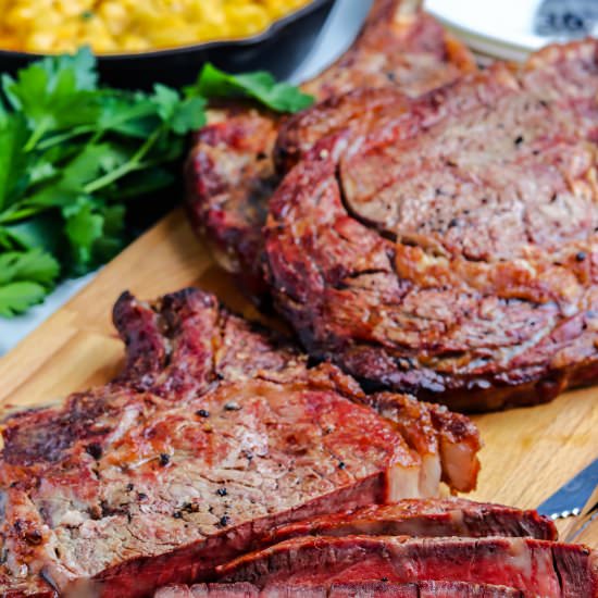 Smoked Ribeye Steak