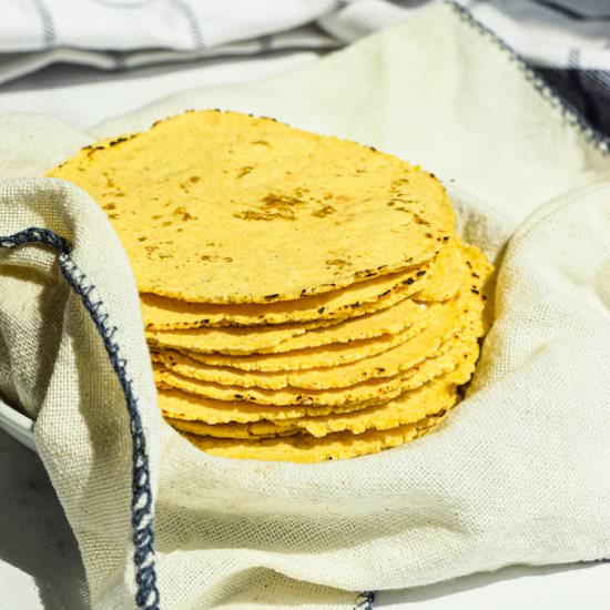 Homemade Corn Tortillas