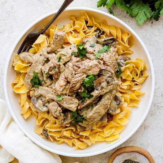 Beef Stroganoff