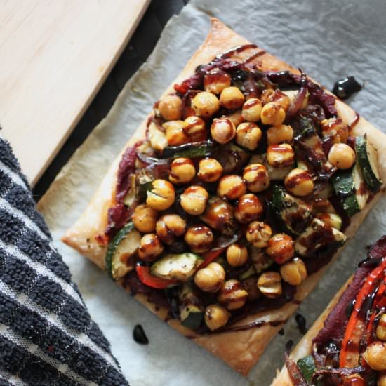 Mediterranean Vegetable Tarts