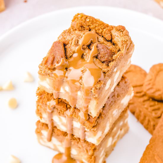 Biscoff Blondies