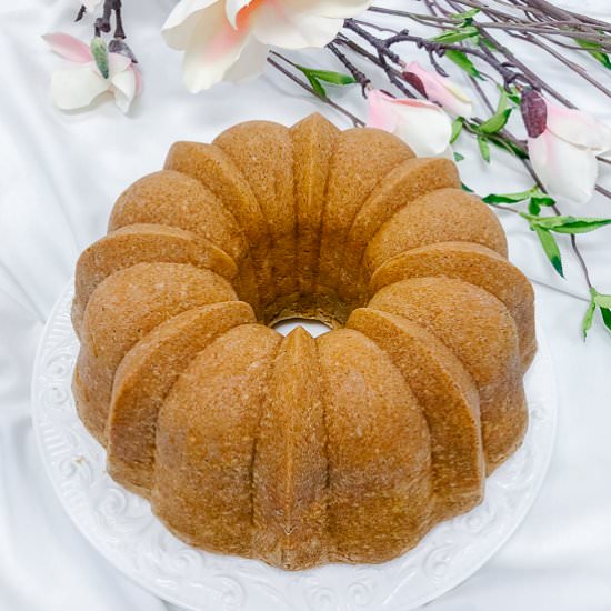 Almond Cream Cheese Pound Cake