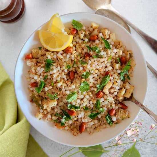 Non-sticky, fluffy Sabudana khichdi