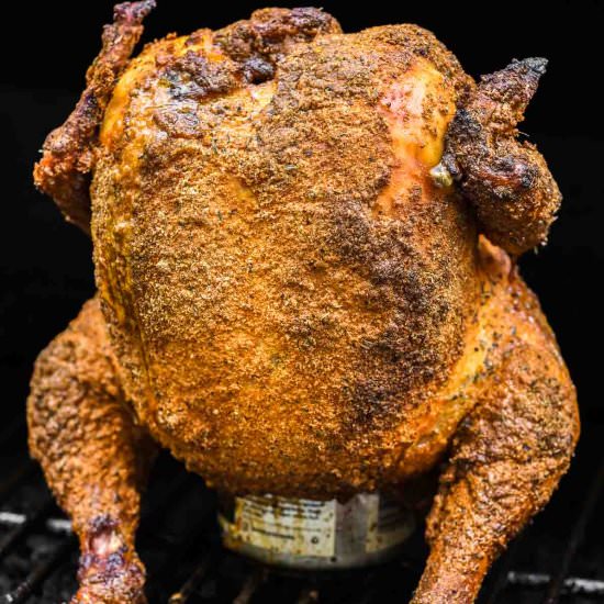 Smoked Beer Can Chicken