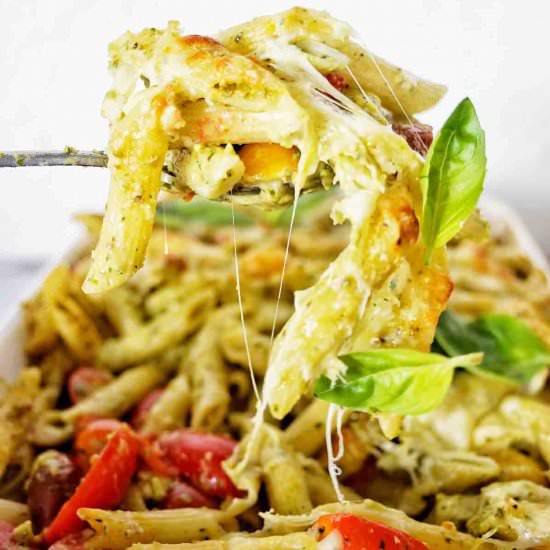 Pesto Pasta Bake