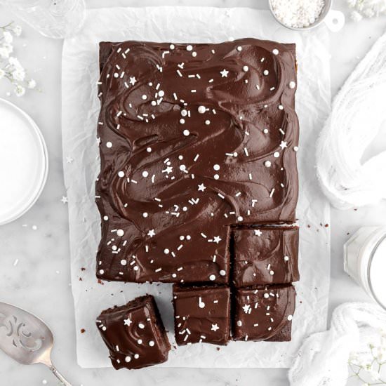Old Fashioned Chocolate Sheet Cake