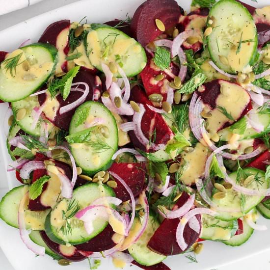 Cucumber Beet Salad