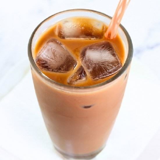 quick and easy iced mocha latte
