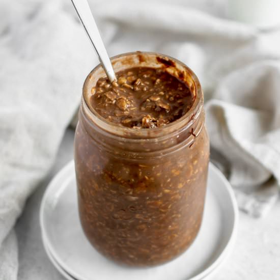 Nutella Overnight Oats