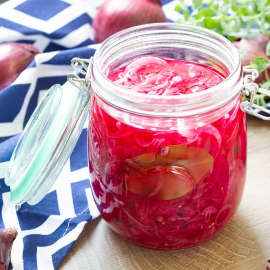 Pickled red onion