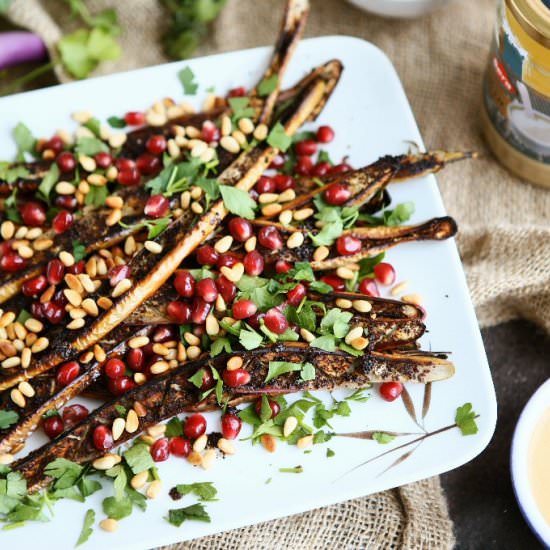 Sumac Roasted Eggplants with Smoky