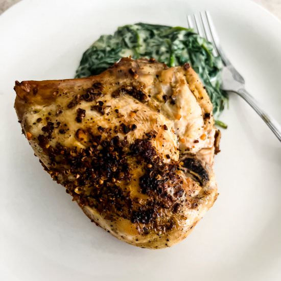 Baked Bone-in Chicken Breasts