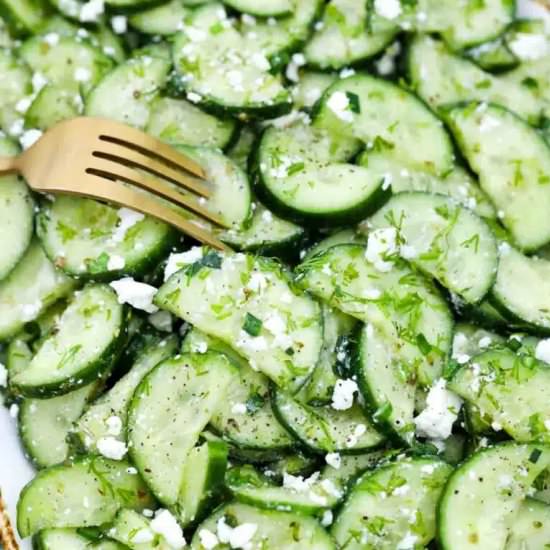 Cucumber Feta Salad