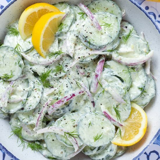 Tzatziki Cucumber Salad
