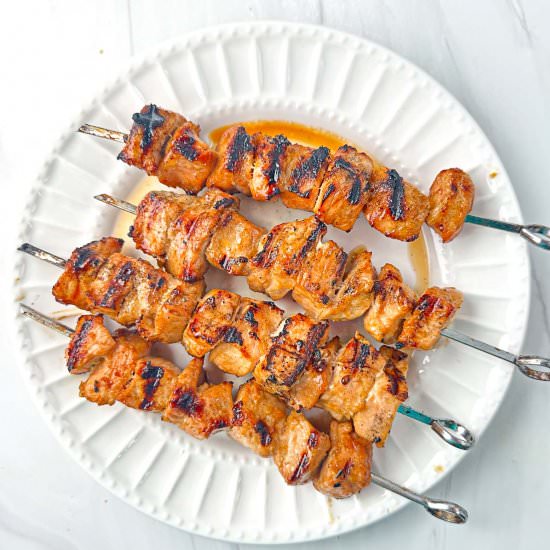 Orange Ginger Pork Kebab Marinade