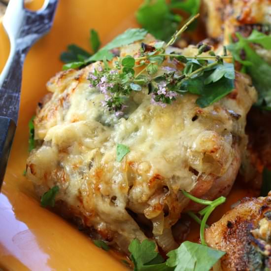 French Onion Sheet Pan Chicken