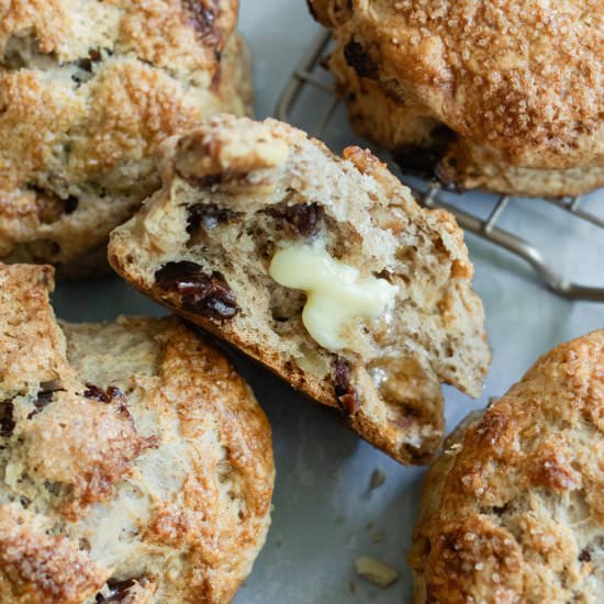 Date and Walnut Scones