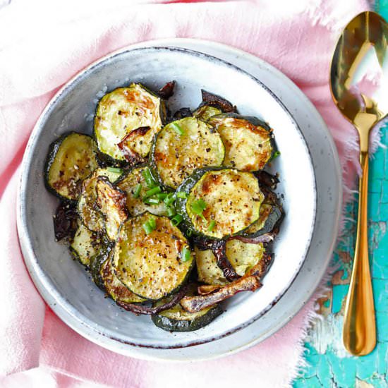 Air Fryer Courgettes with Garlic