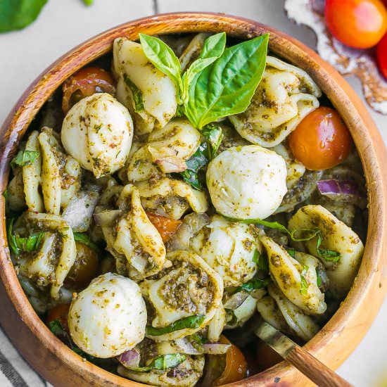 Pesto Tortellini Salad