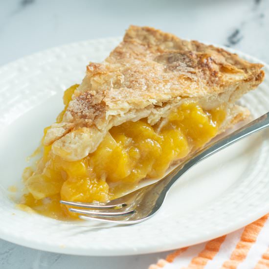 Peach Mango Pie