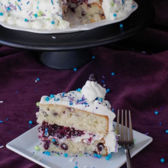 Saskatoon Berry Cake
