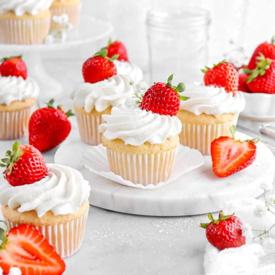 Strawberry Shortcake Cupcakes