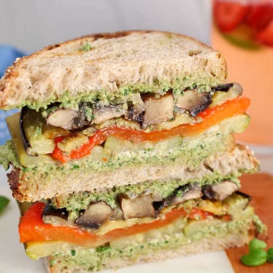 Roasted Vegetable Sandwich