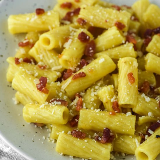 Rigatoni Carbonara