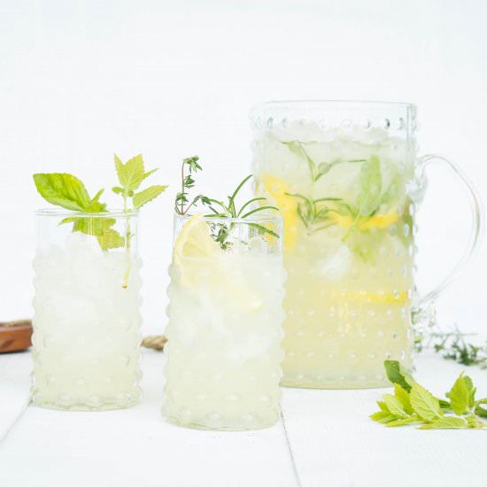 multi herb lemonade
