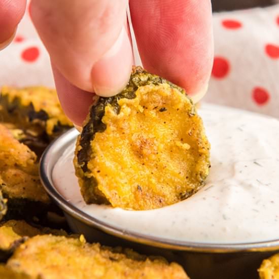 Air Fryer Fried Pickles