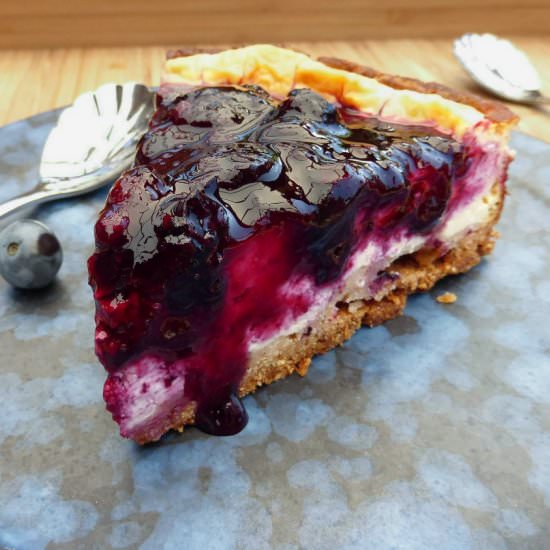 Baked Greek Yoghurt Cheesecake