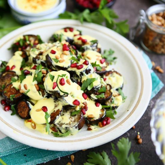 Ottolenghi’s Roasted Aubergine with