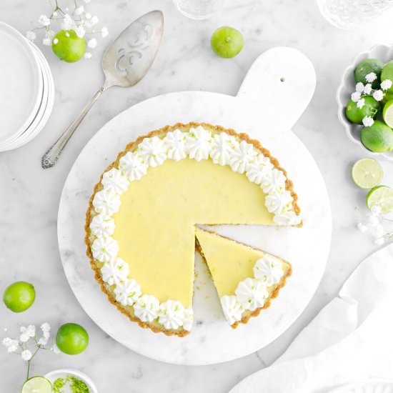 Ginger Coconut Key Lime Pie