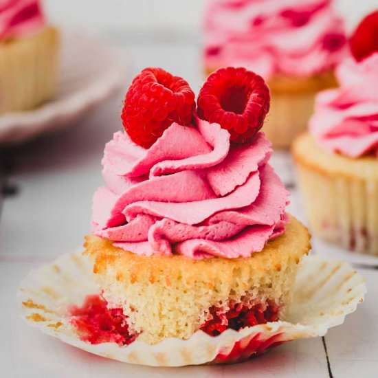 Raspberry Cupcakes